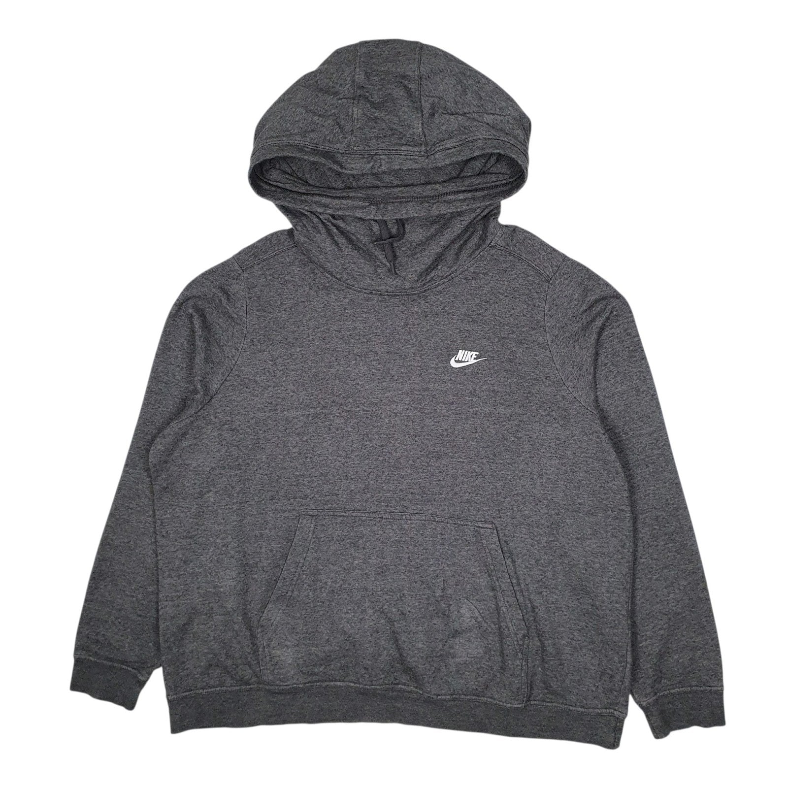 Womens Grey Nike Turtle Neck Hoodie Jumper