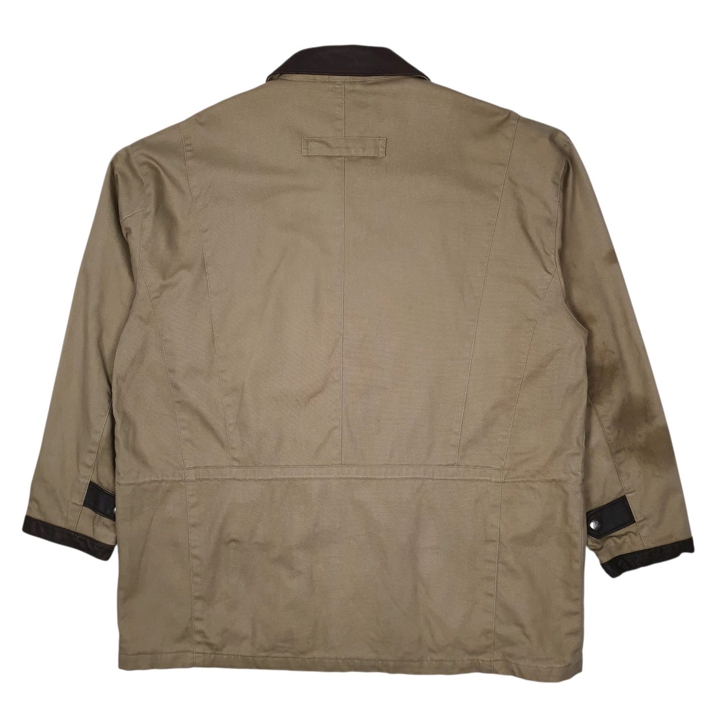 Mens Beige Marlboro Vintage 90s Field Hunting  Coat