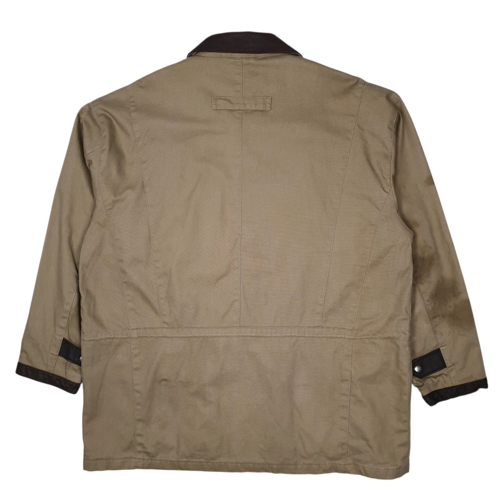 Mens Beige Marlboro Vintage 90s Field Hunting  Coat