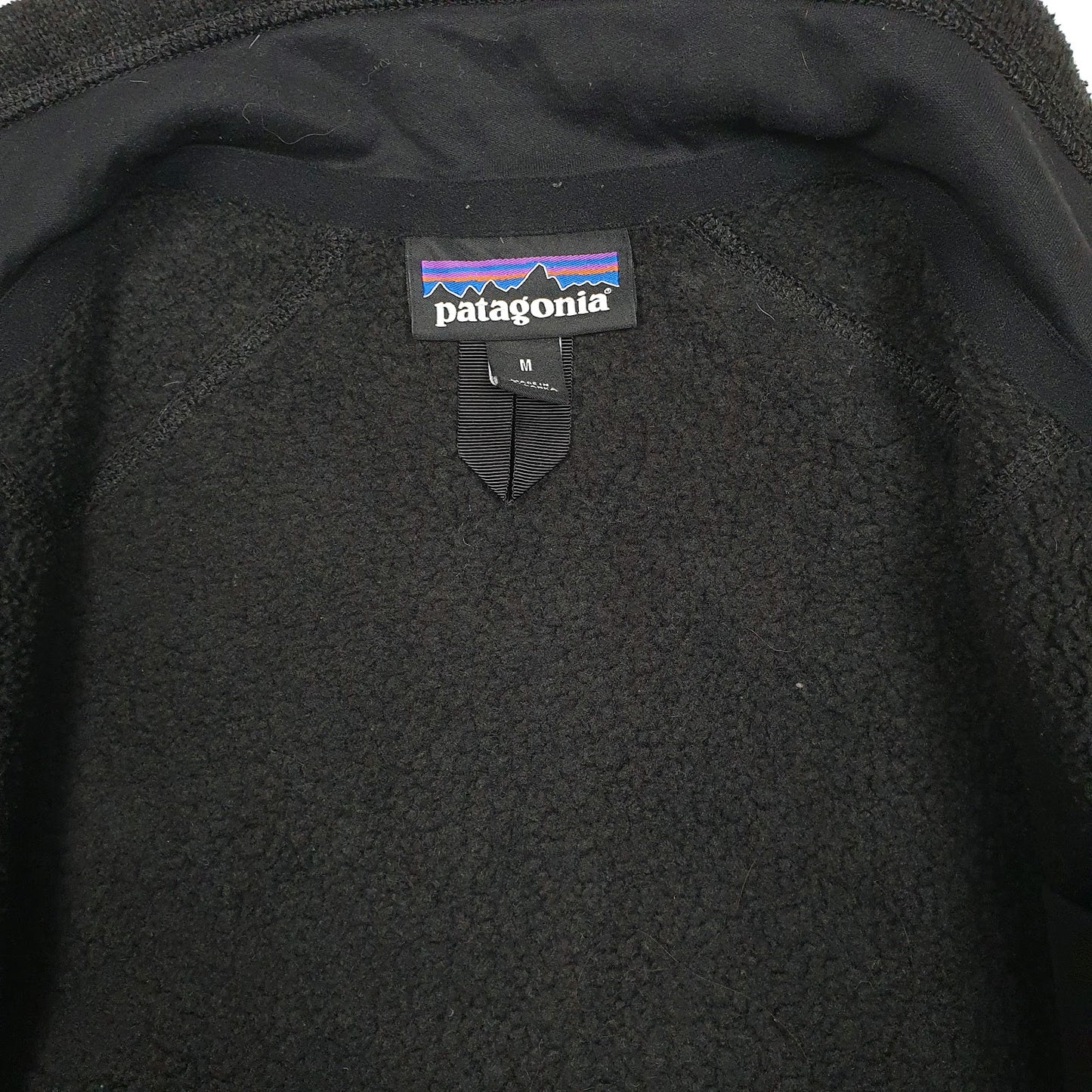 Mens Black Patagonia Better Sweater Full Zip Jumper