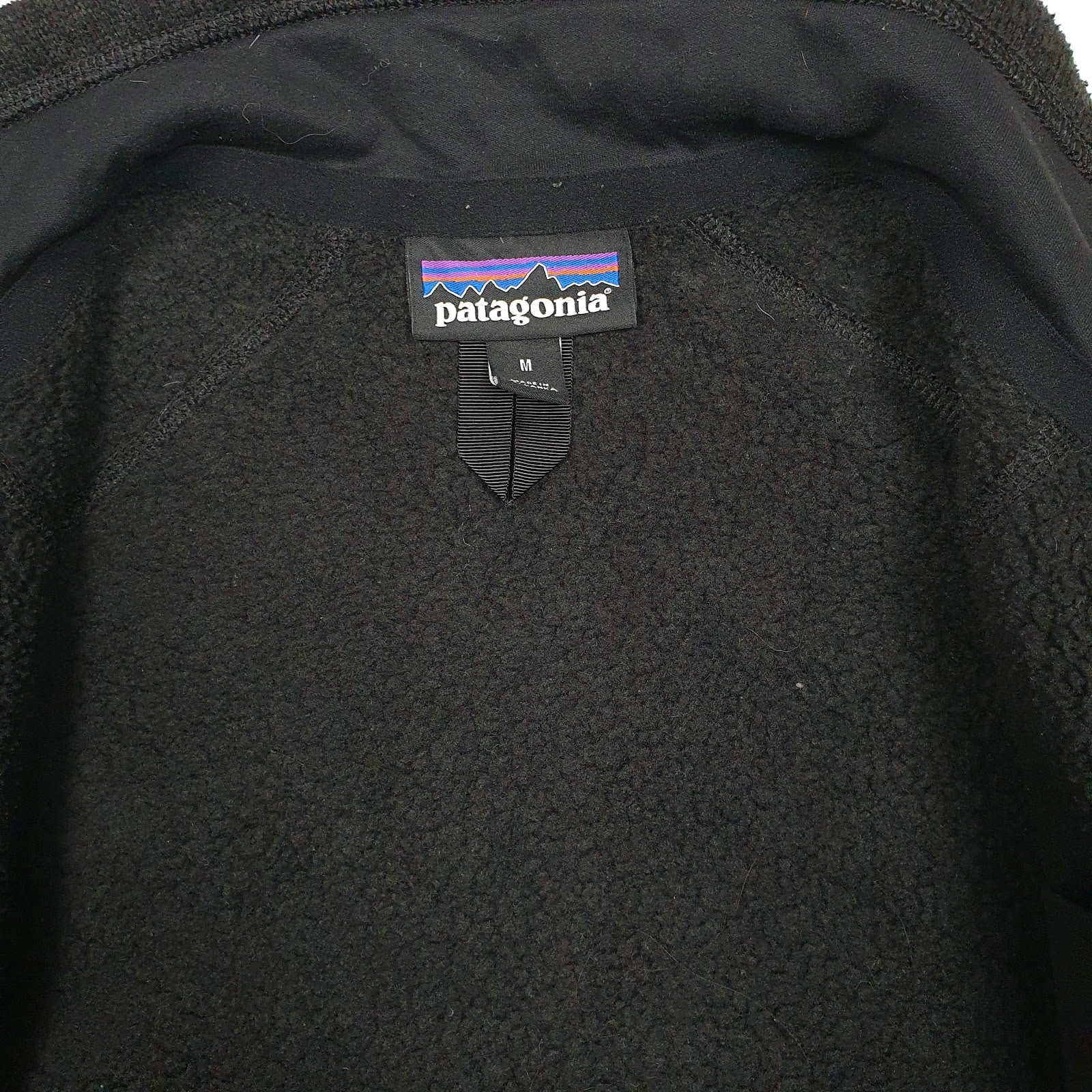Mens Black Patagonia Better Sweater Full Zip Jumper