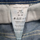 Mens Blue Mod Distressed  Shorts