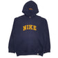 Mens Navy Nike Spellout Hoodie Jumper