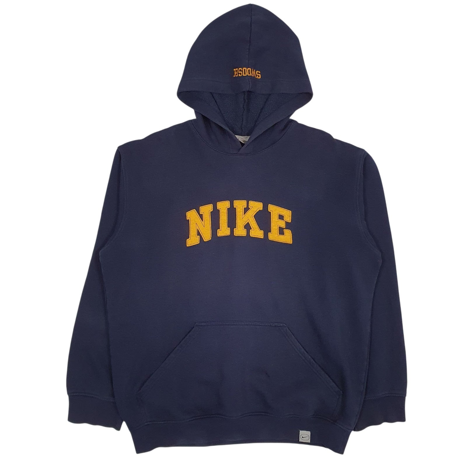 Mens Navy Nike Spellout Hoodie Jumper