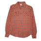 Mens Red SHS Flannel Long Sleeve Shirt