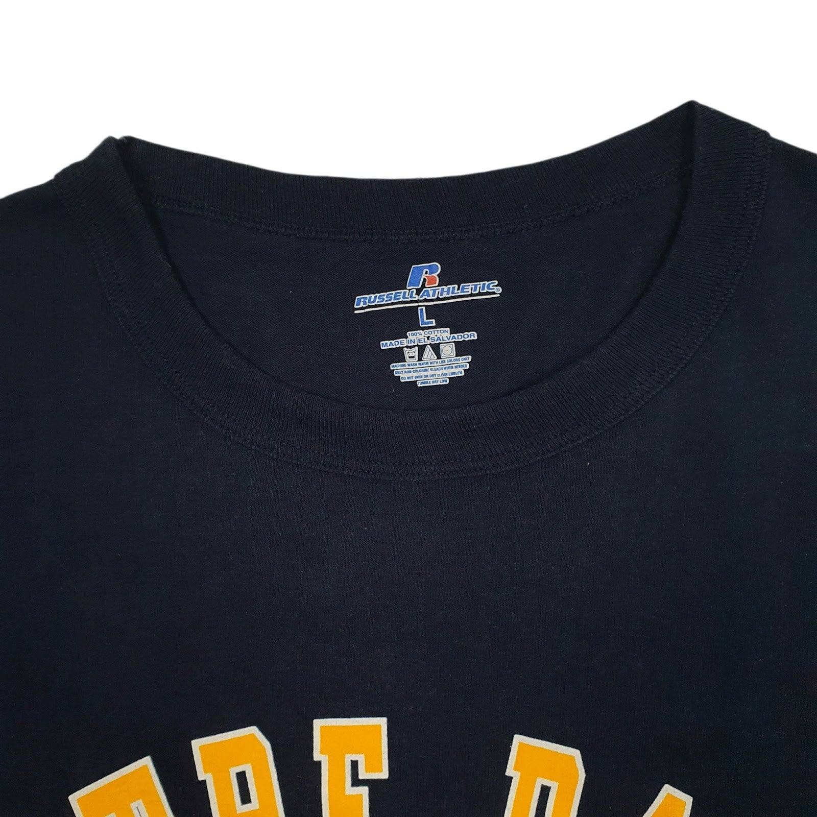 Mens Navy Russell Athletic Notre Dame Fighting Irish  T Shirt