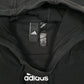 Womens Black Adidas  Hoodie Jumper