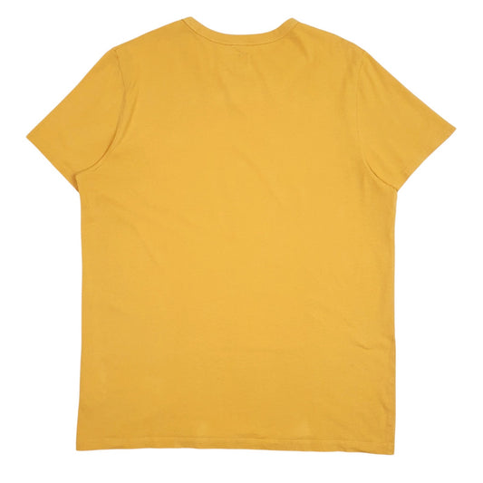 Mens Yellow Wrangler   T Shirt