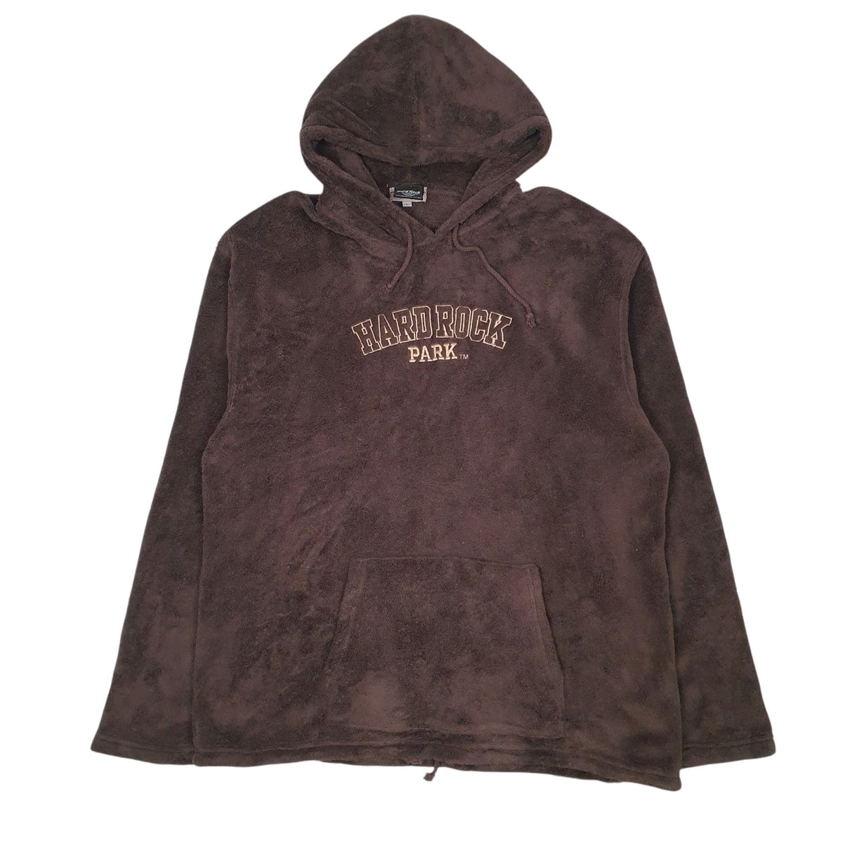 Mens Brown Hard Rock  Hoodie Jumper