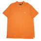 Mens Orange Chaps  Short Sleeve Polo Shirt