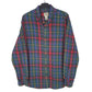 Mens Green L.L.Bean Flannel Long Sleeve Shirt