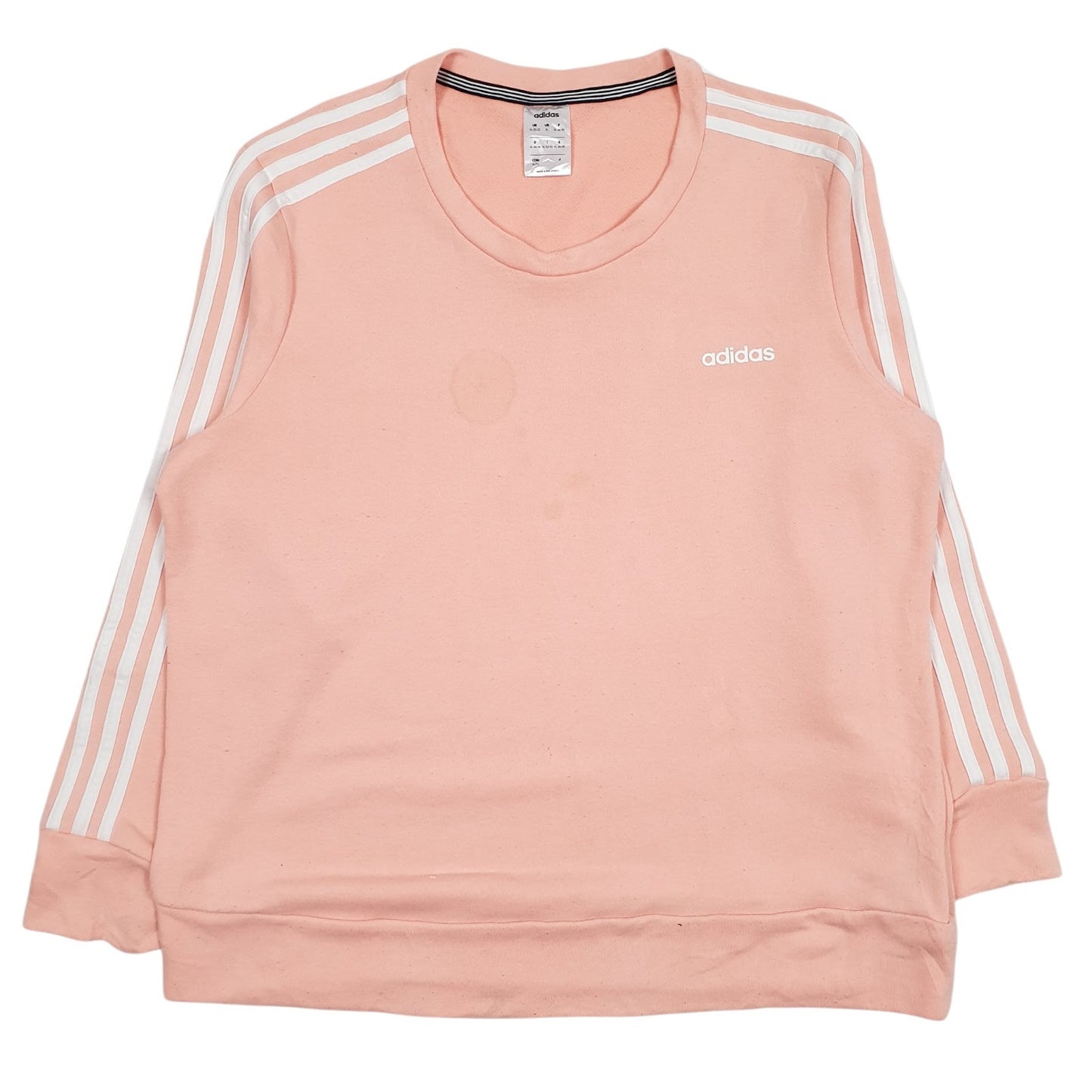 Womens Pink Adidas Climalite Crewneck Jumper