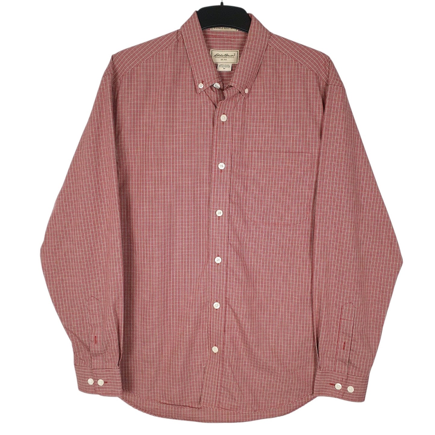 Mens Red Eddie Bauer  Long Sleeve Shirt