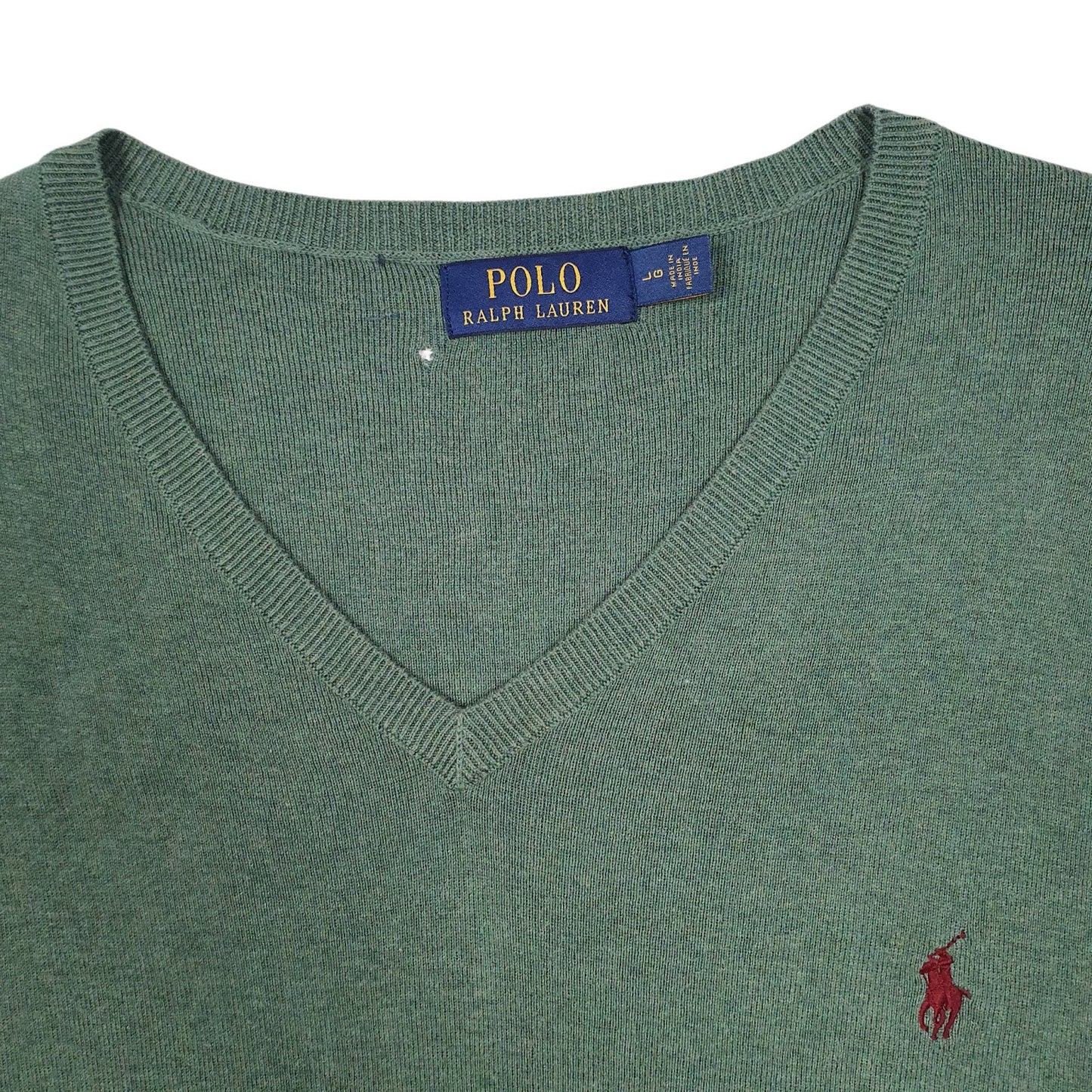 Mens Green Polo Ralph Lauren  Vest Jumper