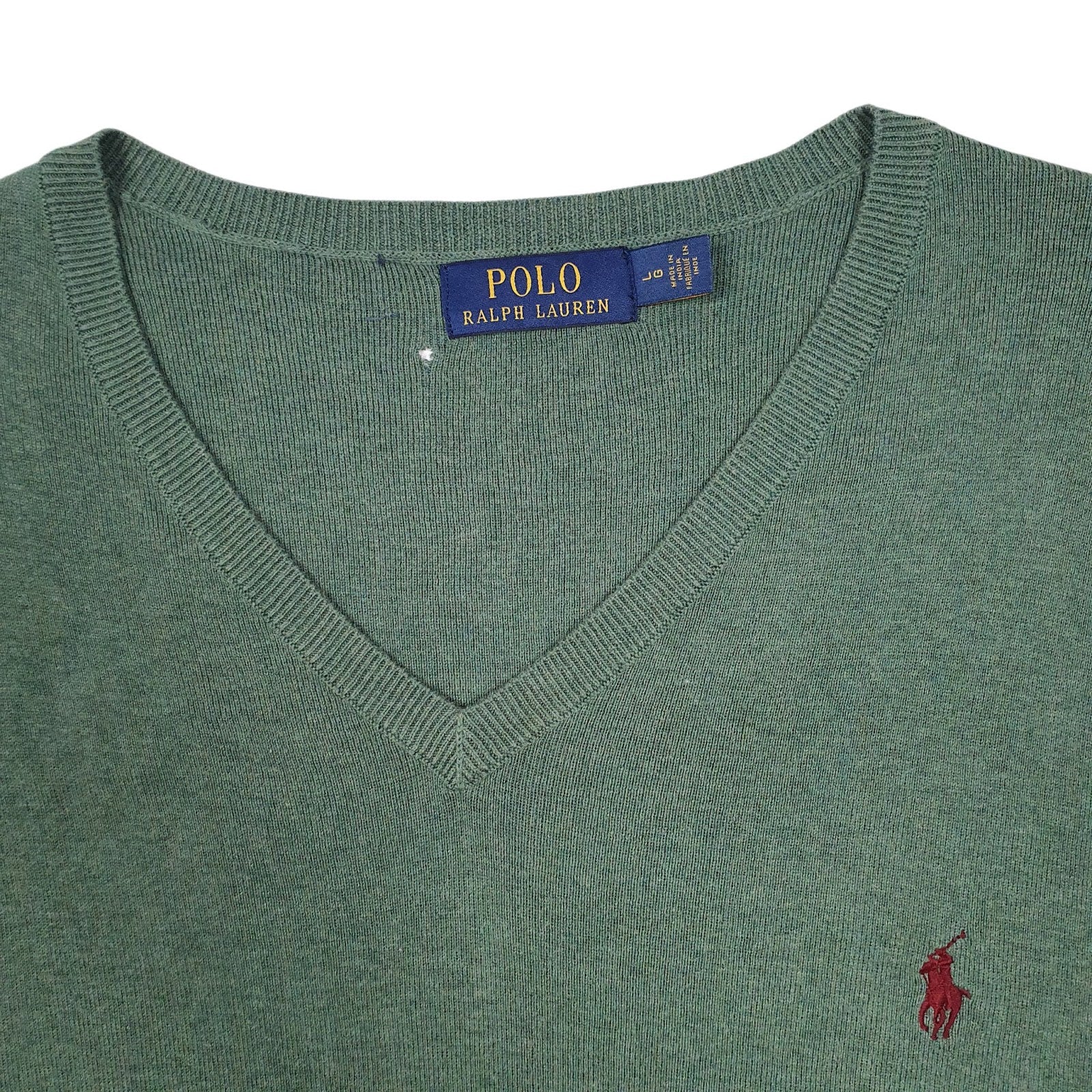 Mens Green Polo Ralph Lauren  Vest Jumper