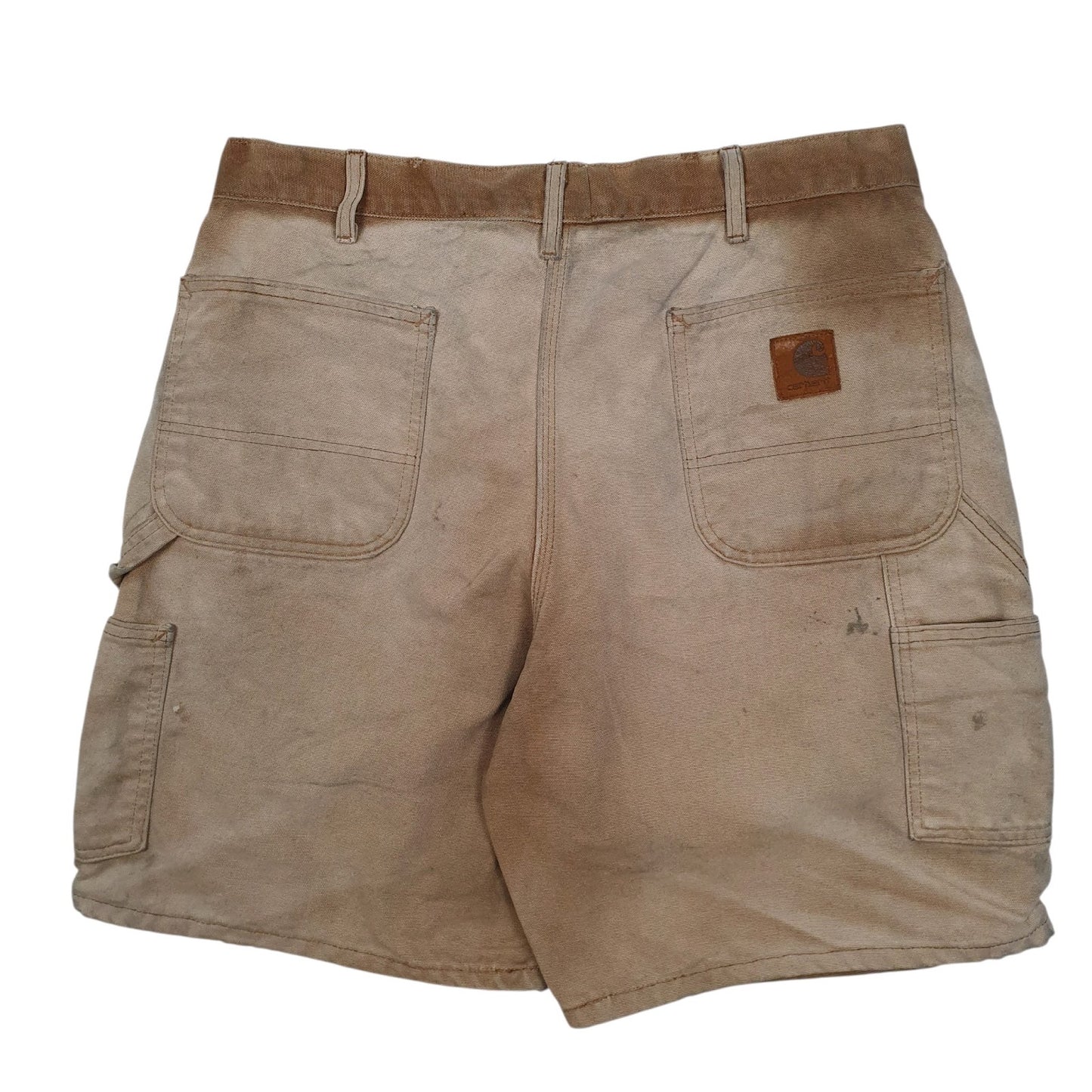 Mens Beige Carhartt   Shorts