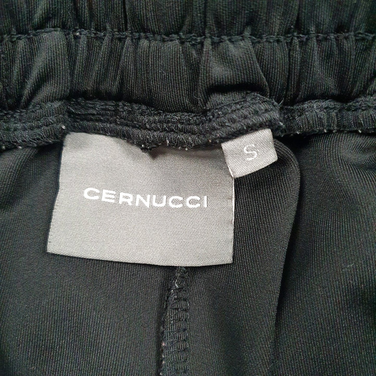 Mens Black Cernucci   Trousers