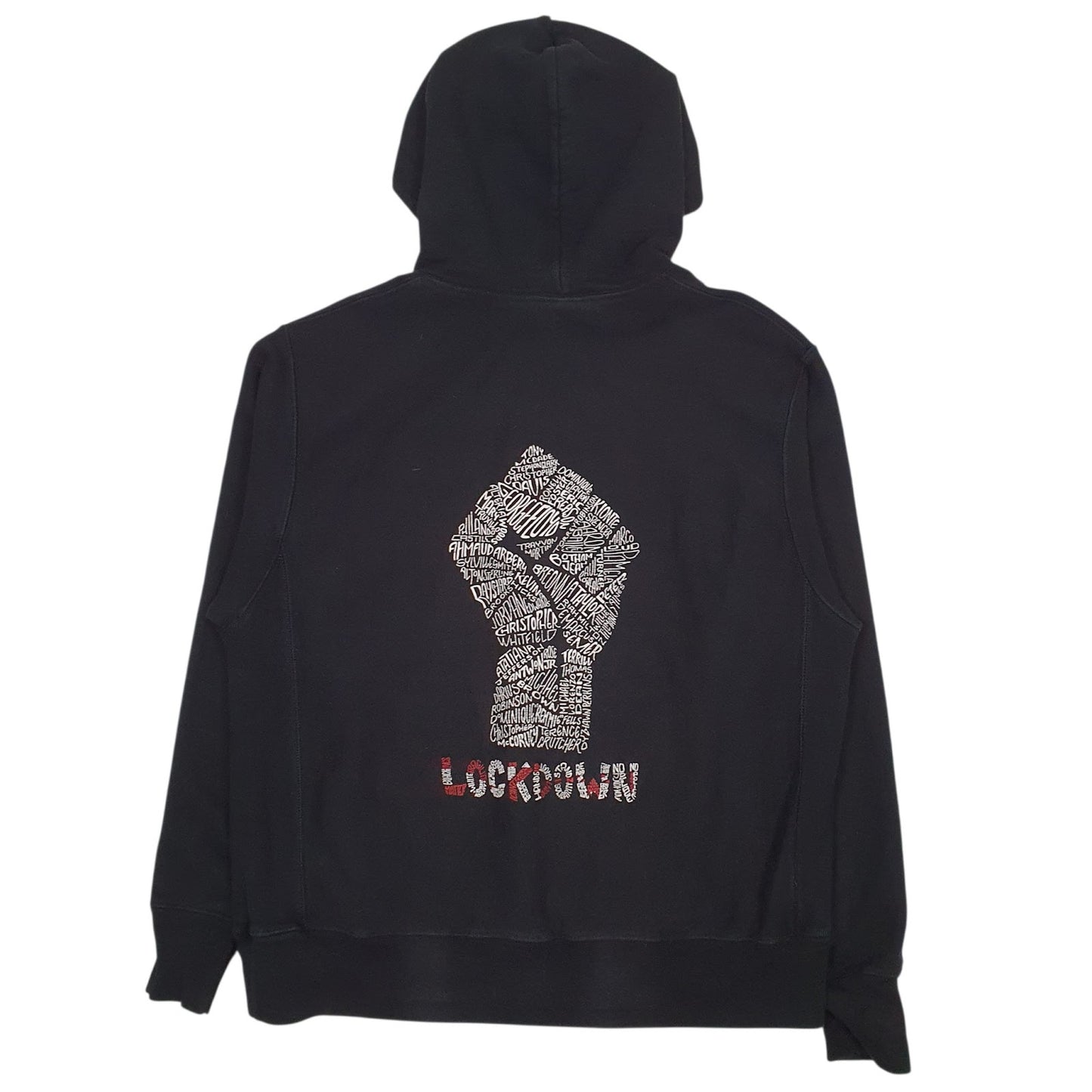 Mens Black Champion Reverse Weave Hoodie Jumper