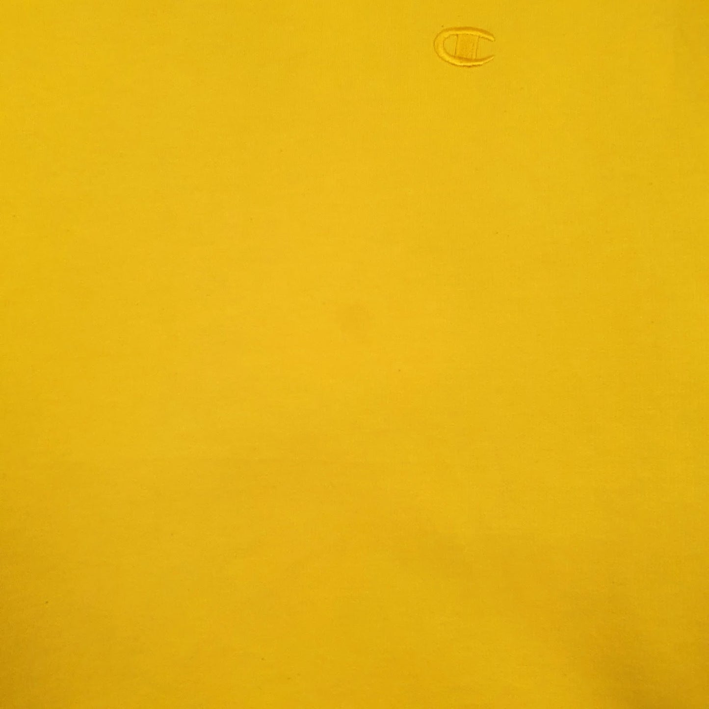 Mens Yellow Champion  Crewneck Jumper