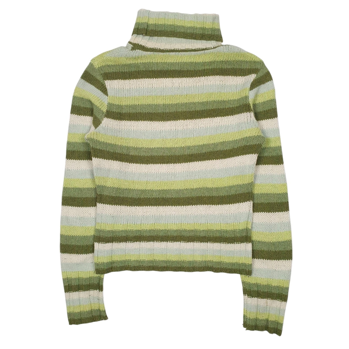 Womens Green Unbranded  Turtle Neck Jumper