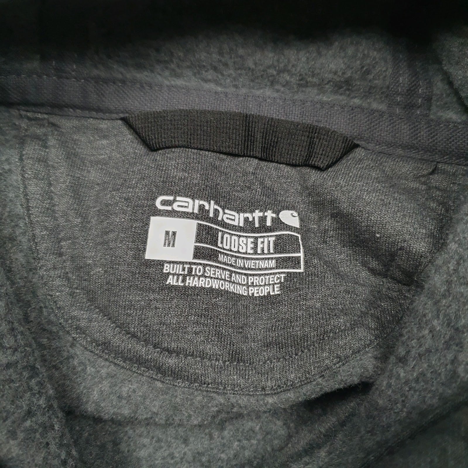 Mens Grey Carhartt  Hoodie Jumper