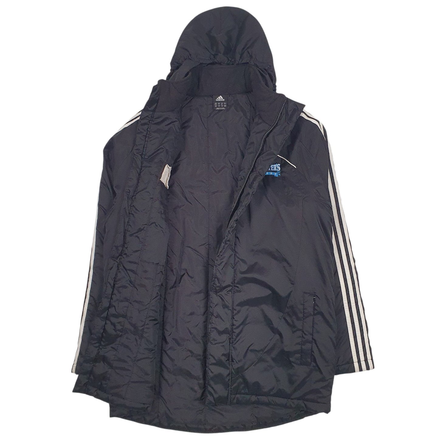 Mens Black Adidas Saint Peter's Peahens  Coat