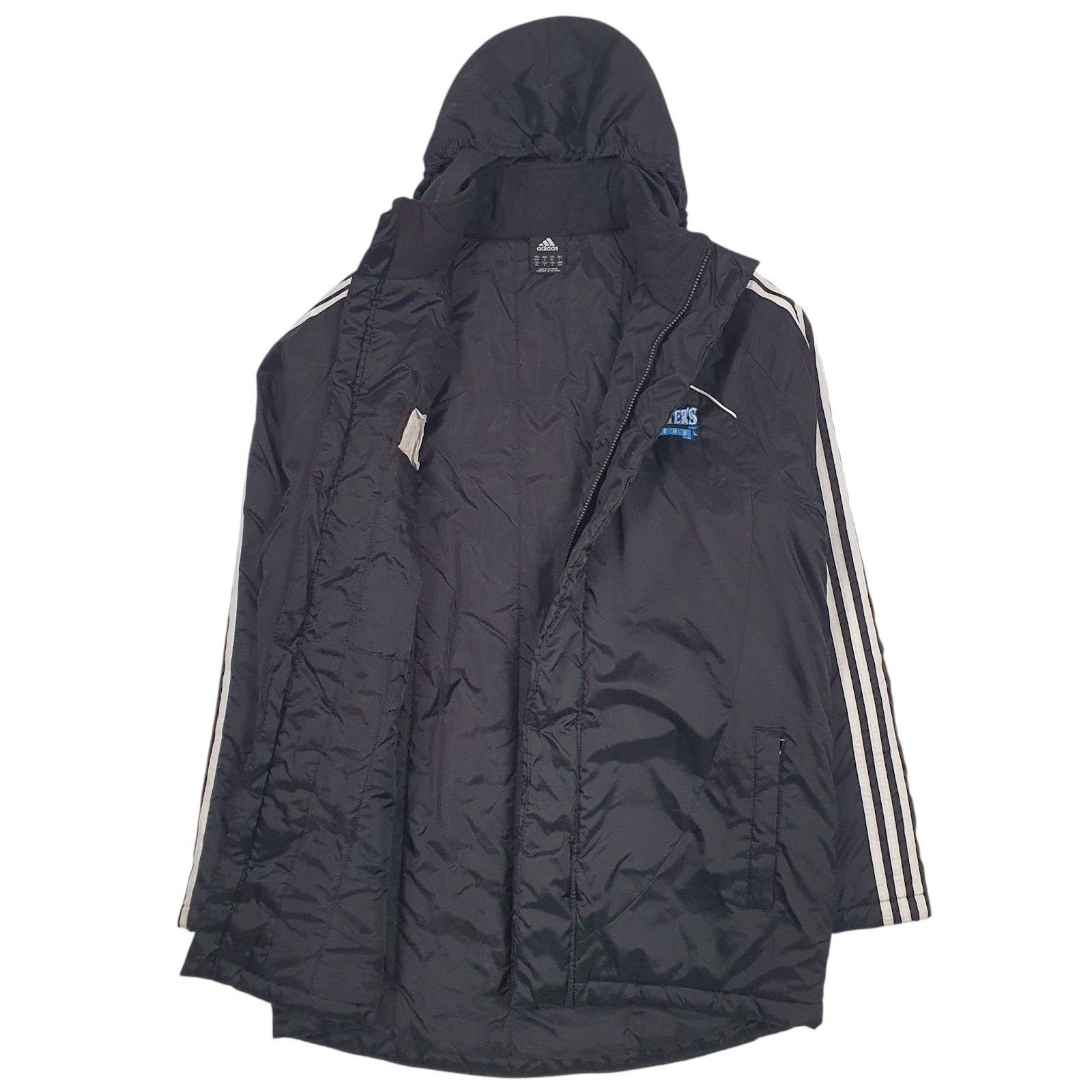 Mens Black Adidas Saint Peter's Peahens  Coat