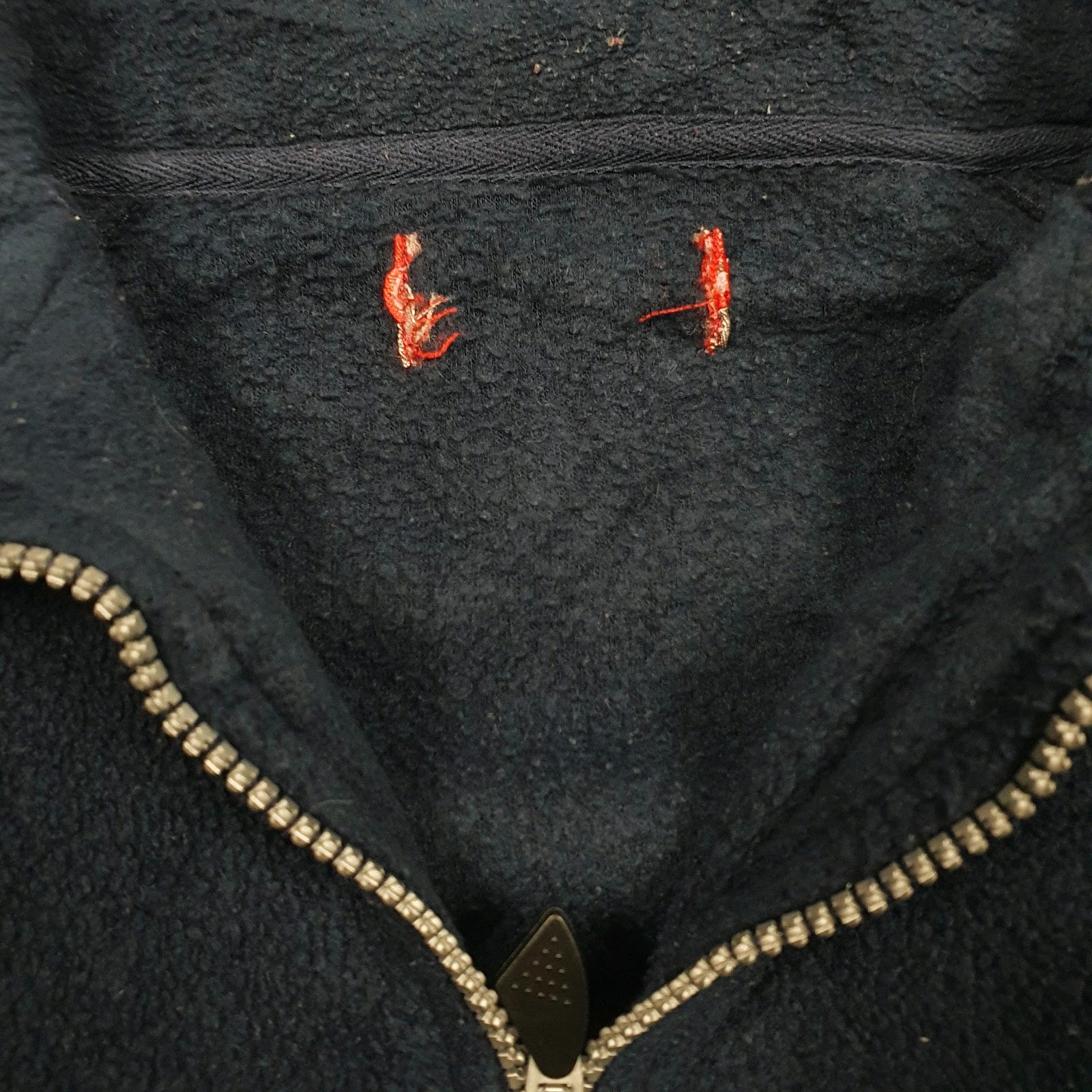 Mens Navy Kappa  Quarter Zip Jumper