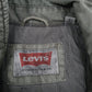 Mens Grey Levis Padded  Coat
