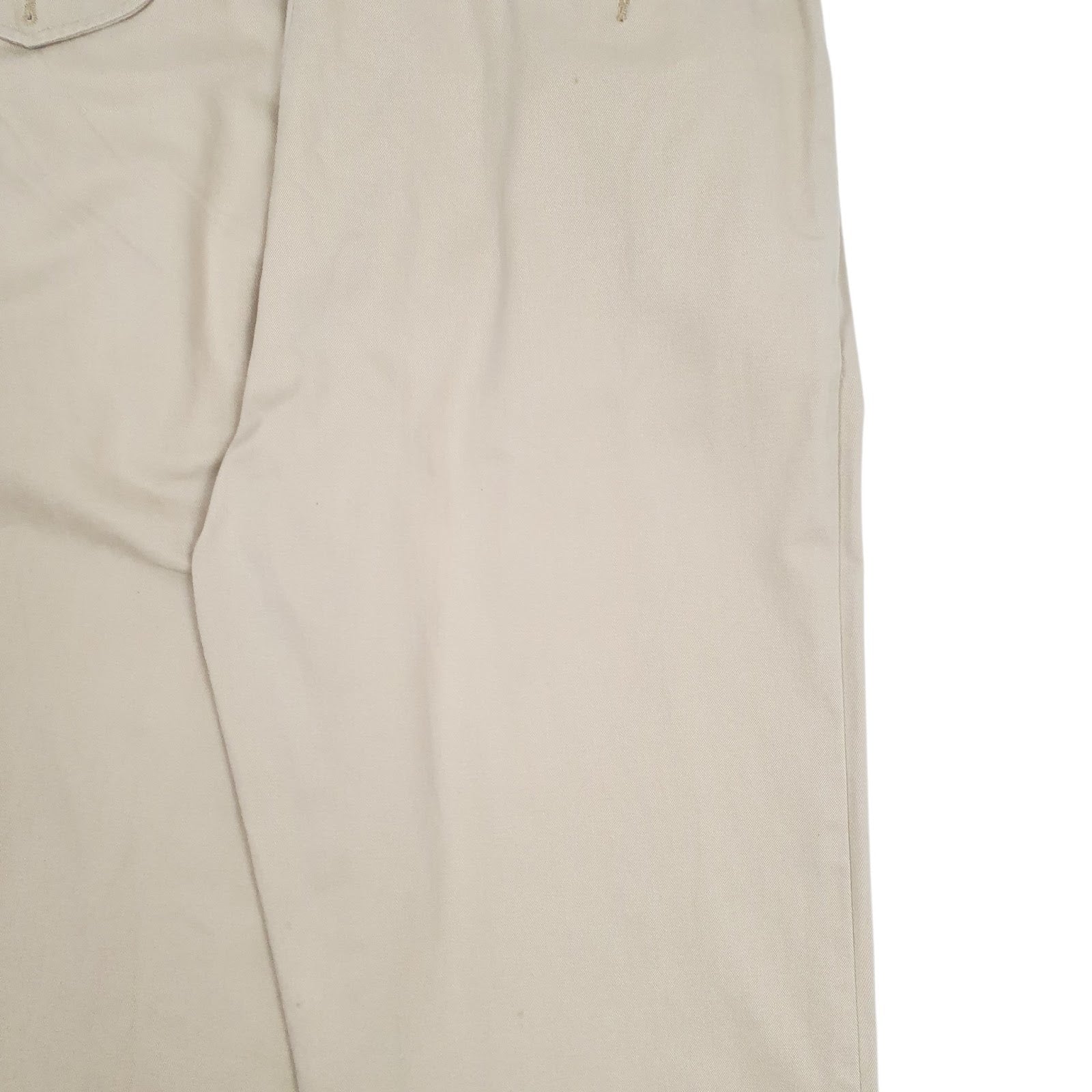 Mens Beige Polo Ralph Lauren Hammond Pant Pleated  Trousers