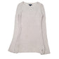 Womens Grey Tommy Hilfiger Knit Longline Crewneck Jumper