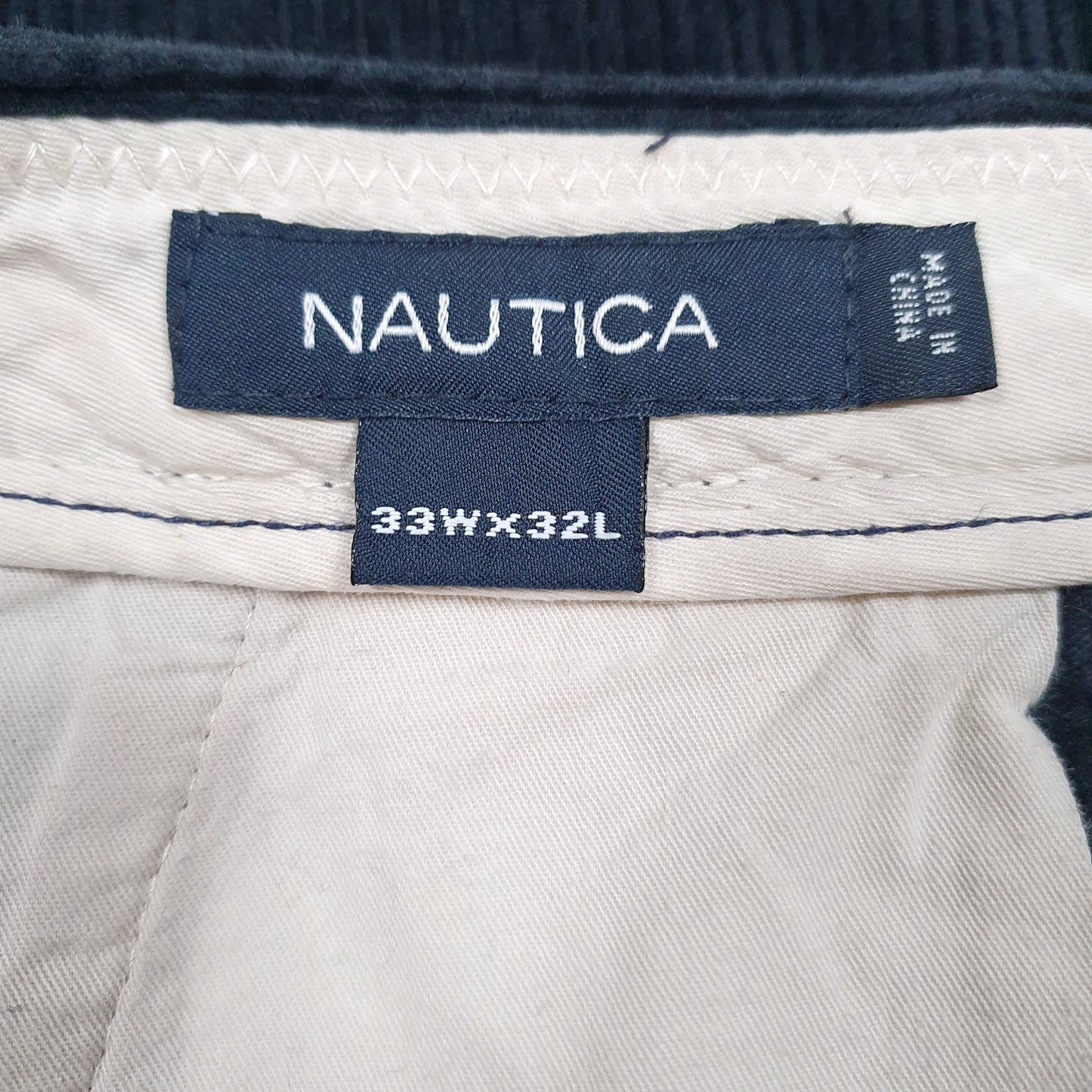 Mens Black Nautica   Trousers