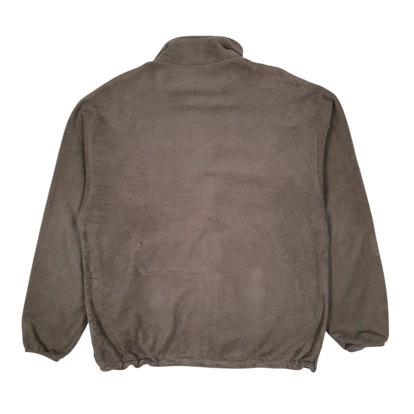 Mens Grey Patagonia Synchilla Vintage 90s Full Zip Jumper