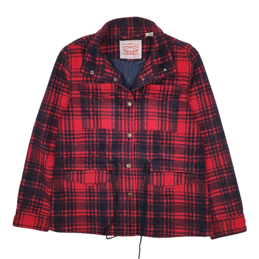 Mens Red Levis Mackinaw Cruiser Chore Workwear  Coat