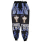 Mens Black Yeezzi 2 Pac Thug Life Cardigan Trousers