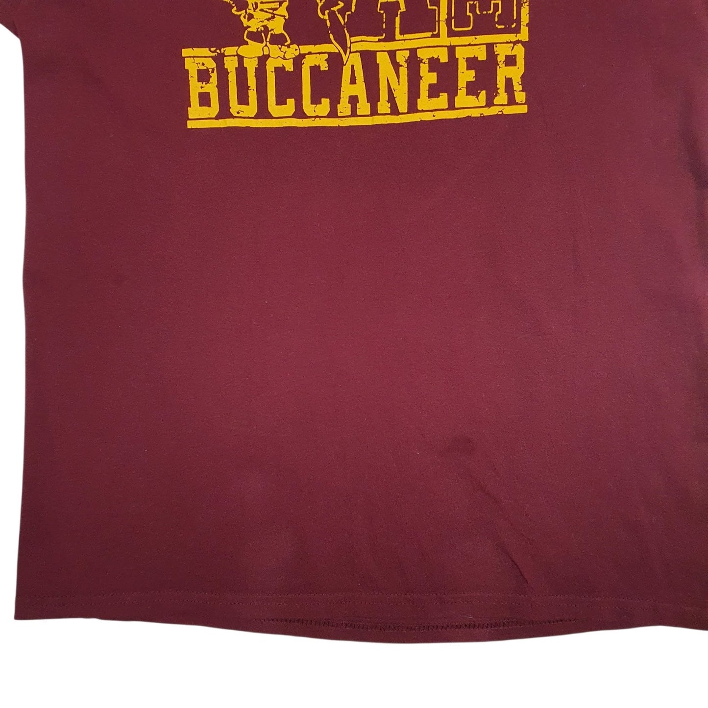 Mens Burgundy Port & Company Buccaneer  T Shirt