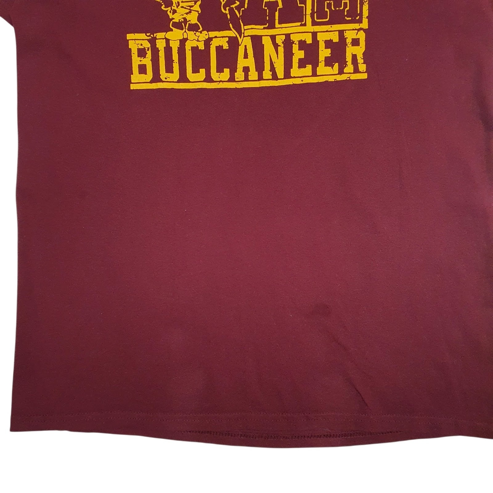 Mens Burgundy Port & Company Buccaneer  T Shirt