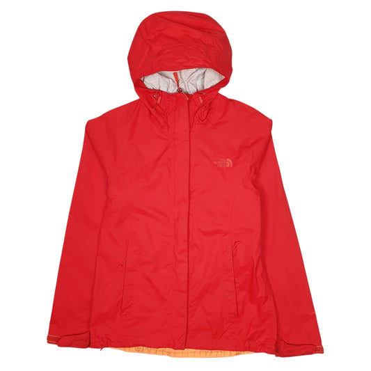 Womens Red The North Face Hyvent Hoodie Coat