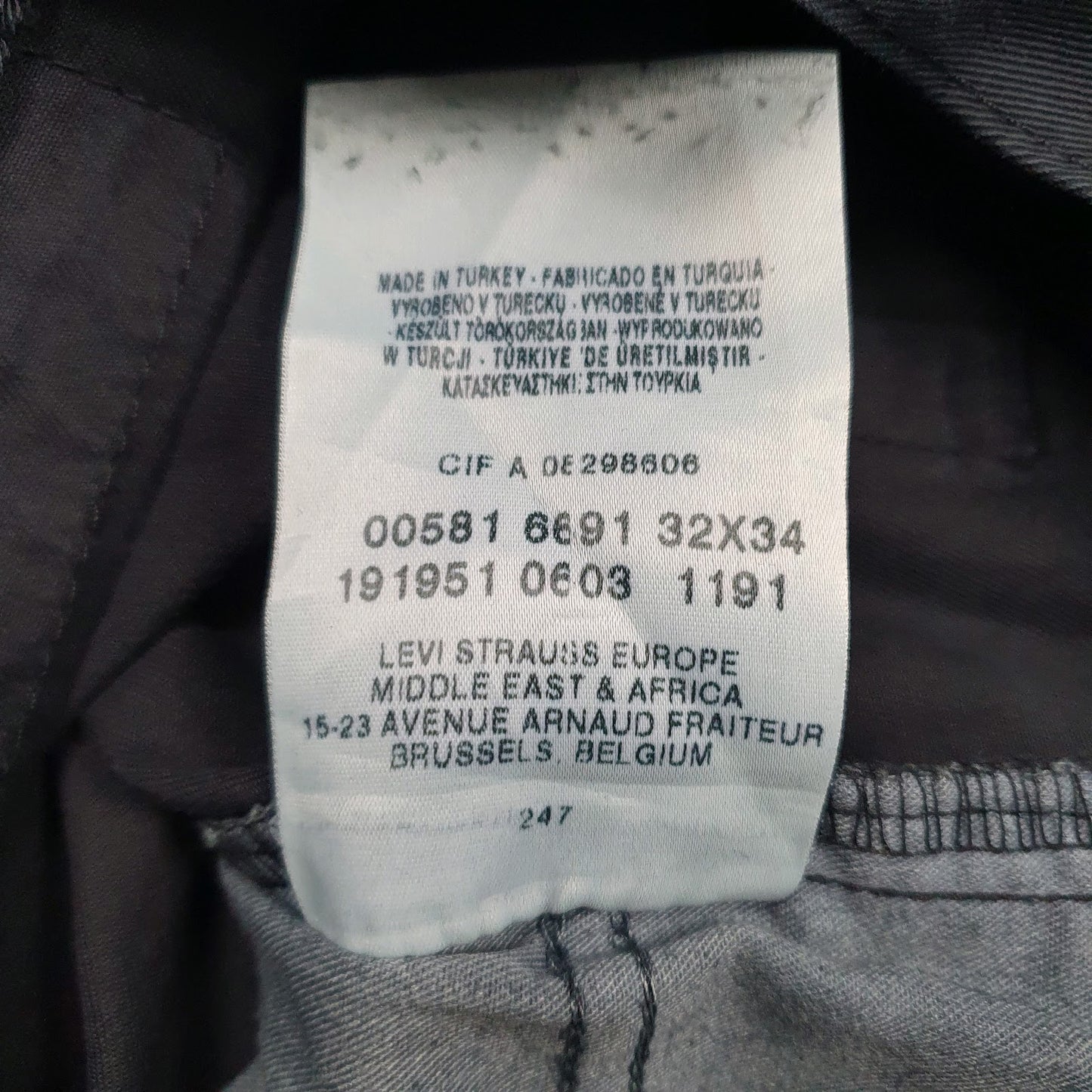 Mens Black Levis   Jeans