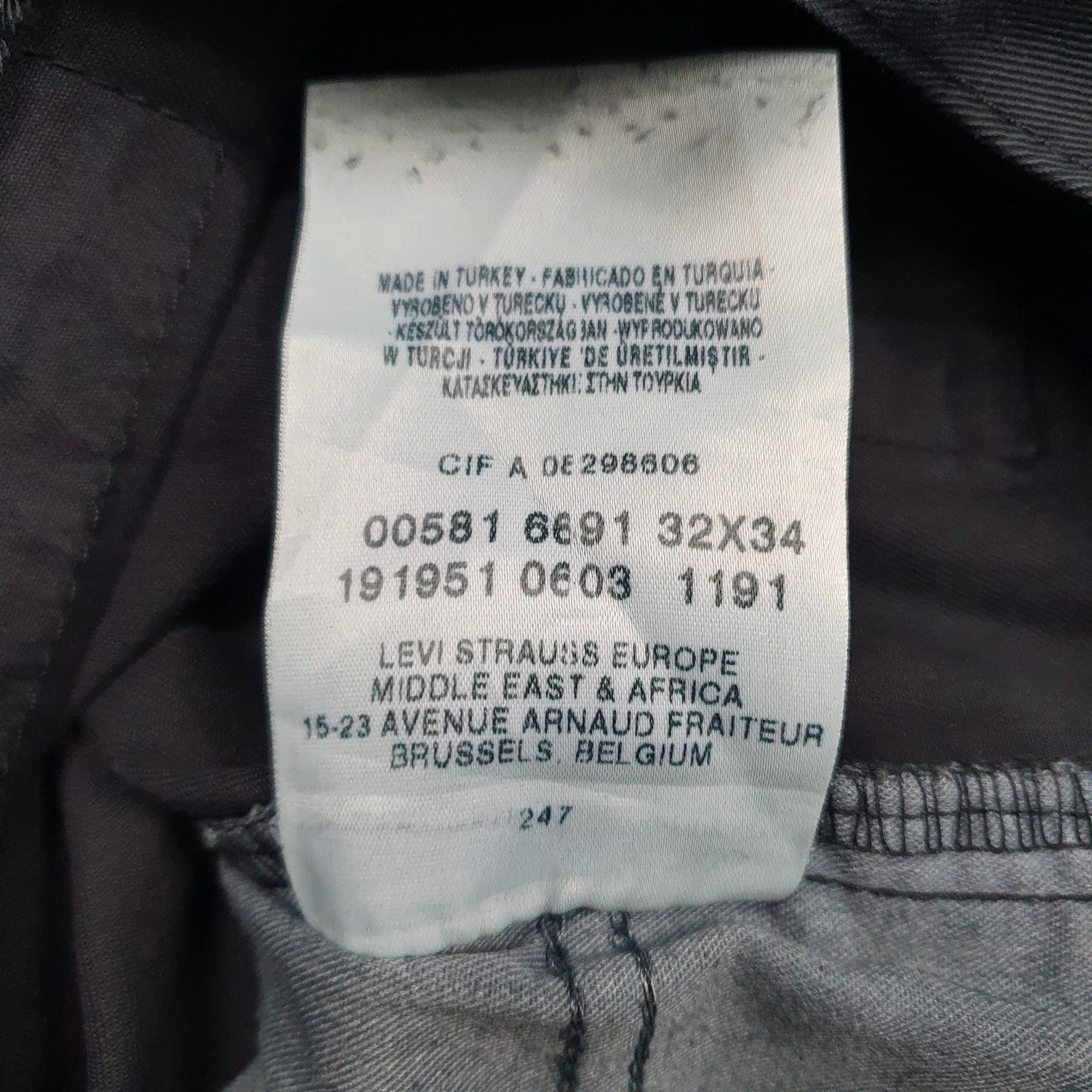 Mens Black Levis   Jeans