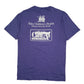 Mens Purple Fruit Of The Loom Knot Hole  T Shirt