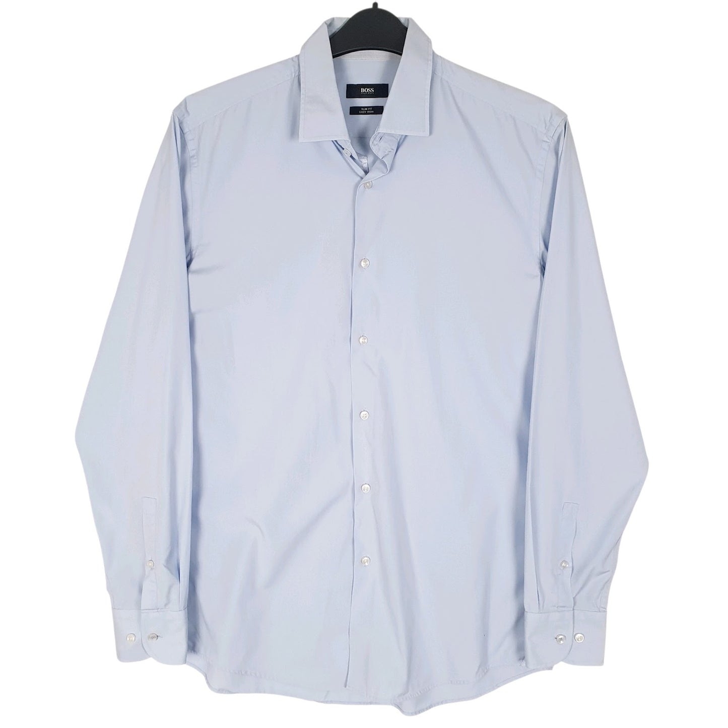 Mens Blue Hugo Boss  Long Sleeve Shirt
