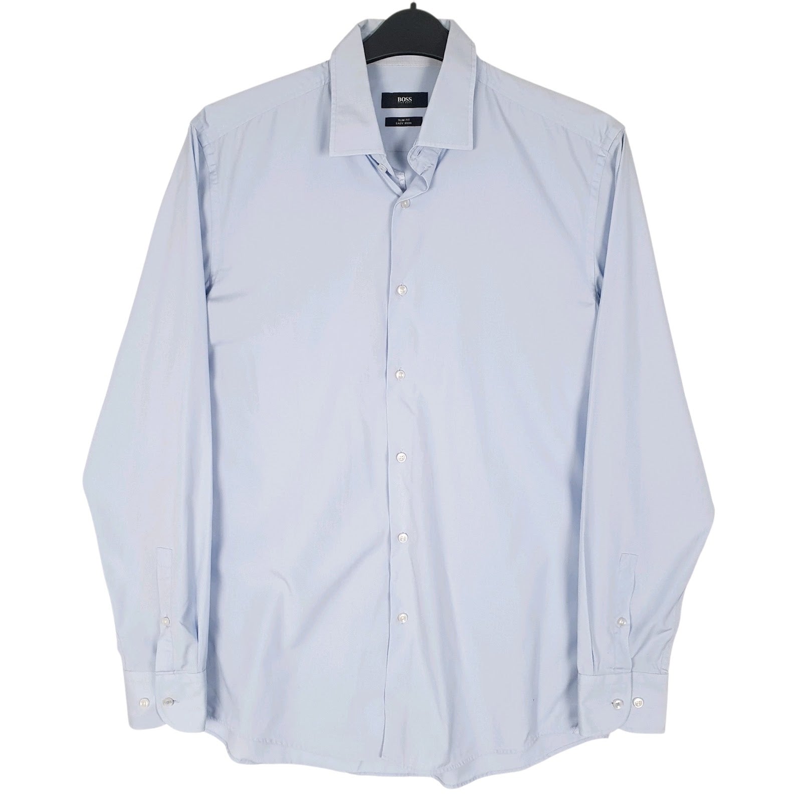 Mens Blue Hugo Boss  Long Sleeve Shirt