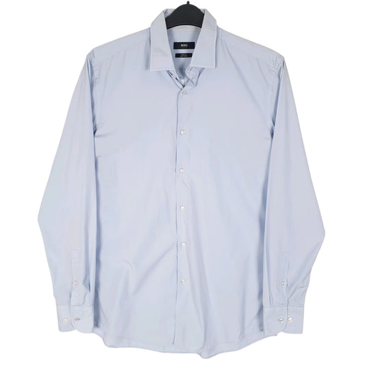 Mens Blue Hugo Boss  Long Sleeve Shirt