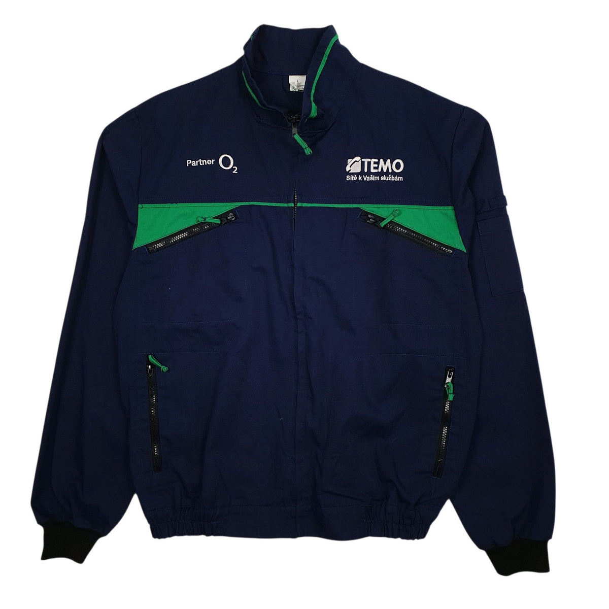 Mens Navy Dafne Czech Temo Workwear  Coat