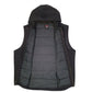 Mens Black Wrangler Vest Bodywarmer Hoodie Workwear  Coat