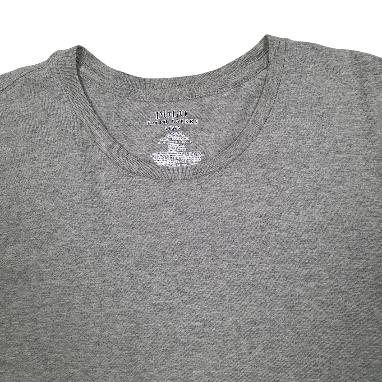 Mens Grey Polo Ralph Lauren   T Shirt