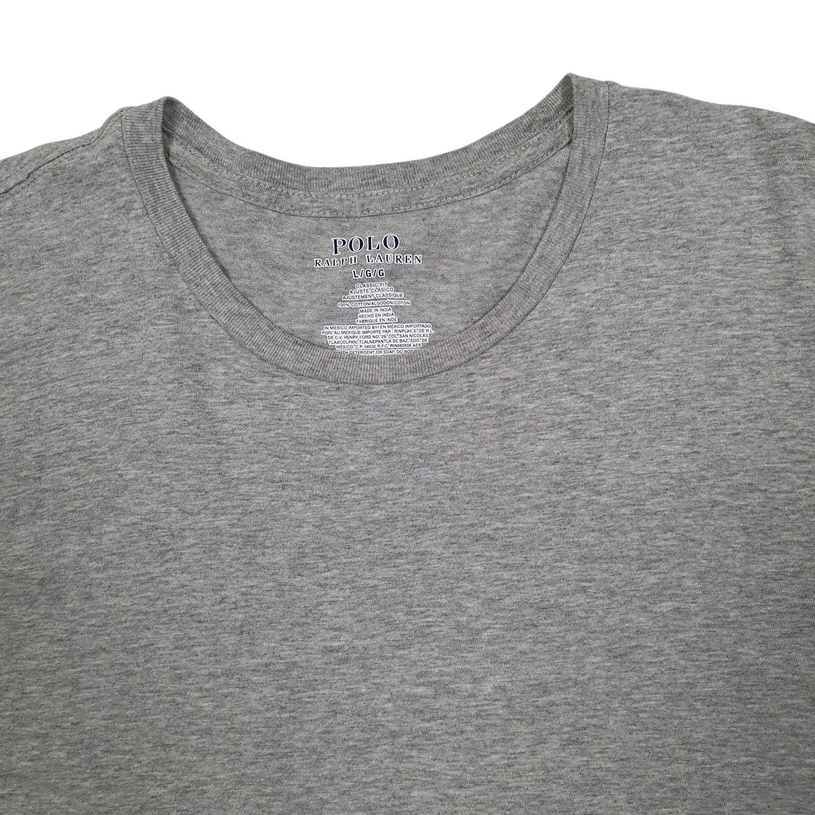 Mens Grey Polo Ralph Lauren   T Shirt