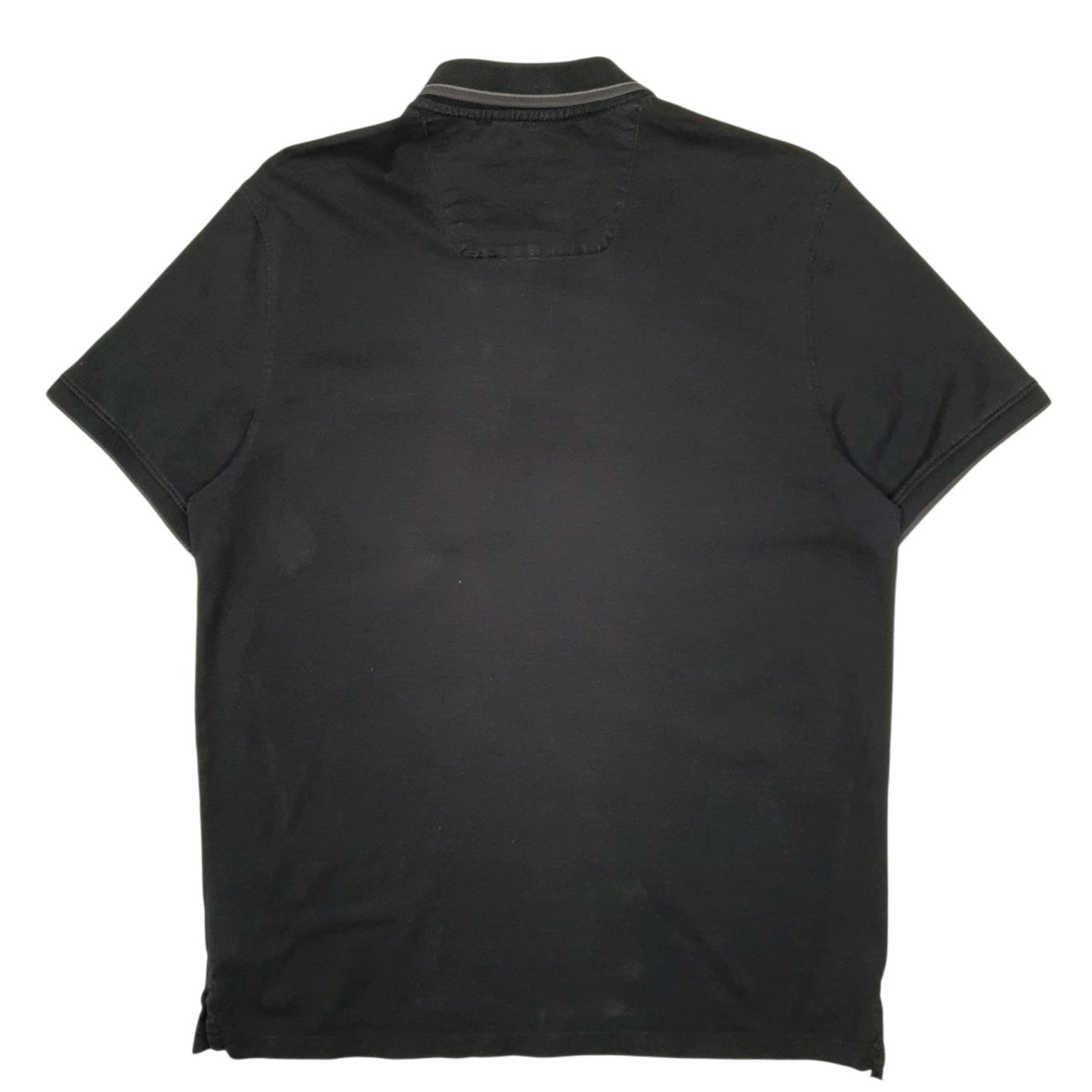 Mens Black Calvin Klein  Hoodie Polo Shirt