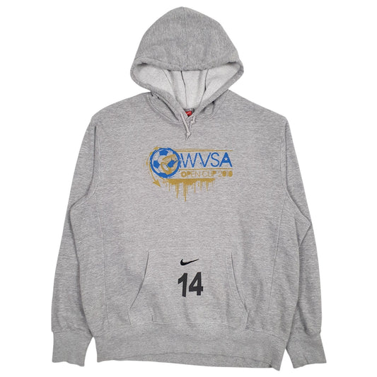 Mens Grey Nike Teams WVSA Open Cup Hoodie Jumper